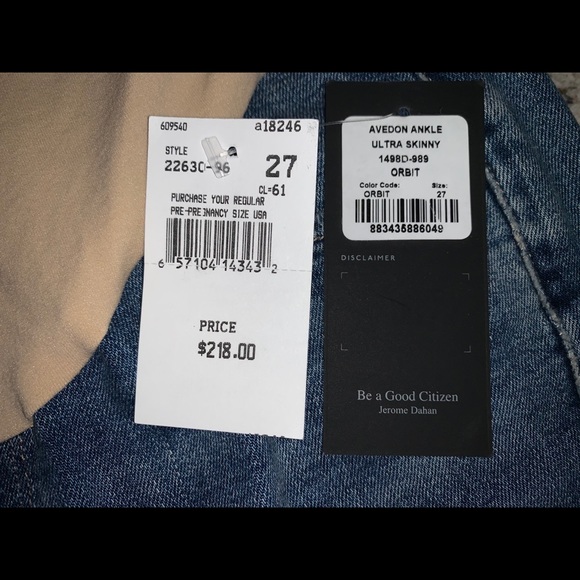 Citizens of Humanity Avedon Ankle Maternity Jeans - Picture 5 of 6